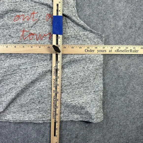 Madewell Mile(s) Tank Top Womens Small Gray Out Of Town Graphic Travel Casual - Picture 8 of 8